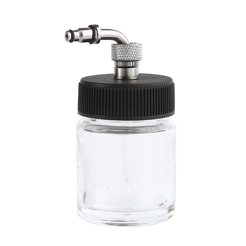 Airbrush -Waffen -Teile -Kit mit Side Feed Airbrush Flasche und Accessoires für Airbrushglas 10 Stücke