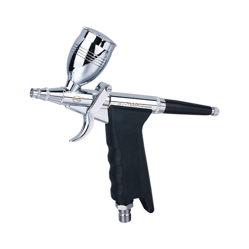 Gravity-Feed-Airbrush mit Dual-Action-Feed für Körperkunst, Kuchendesign und Nagelkunstanwendungen