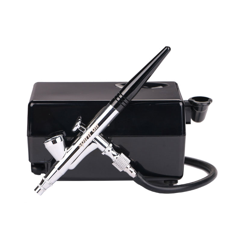 Mini -Luftkompressor für Kuchendekoration, Make -up -Fundament, Airbrush, Nagel und Tattoo -Kits
